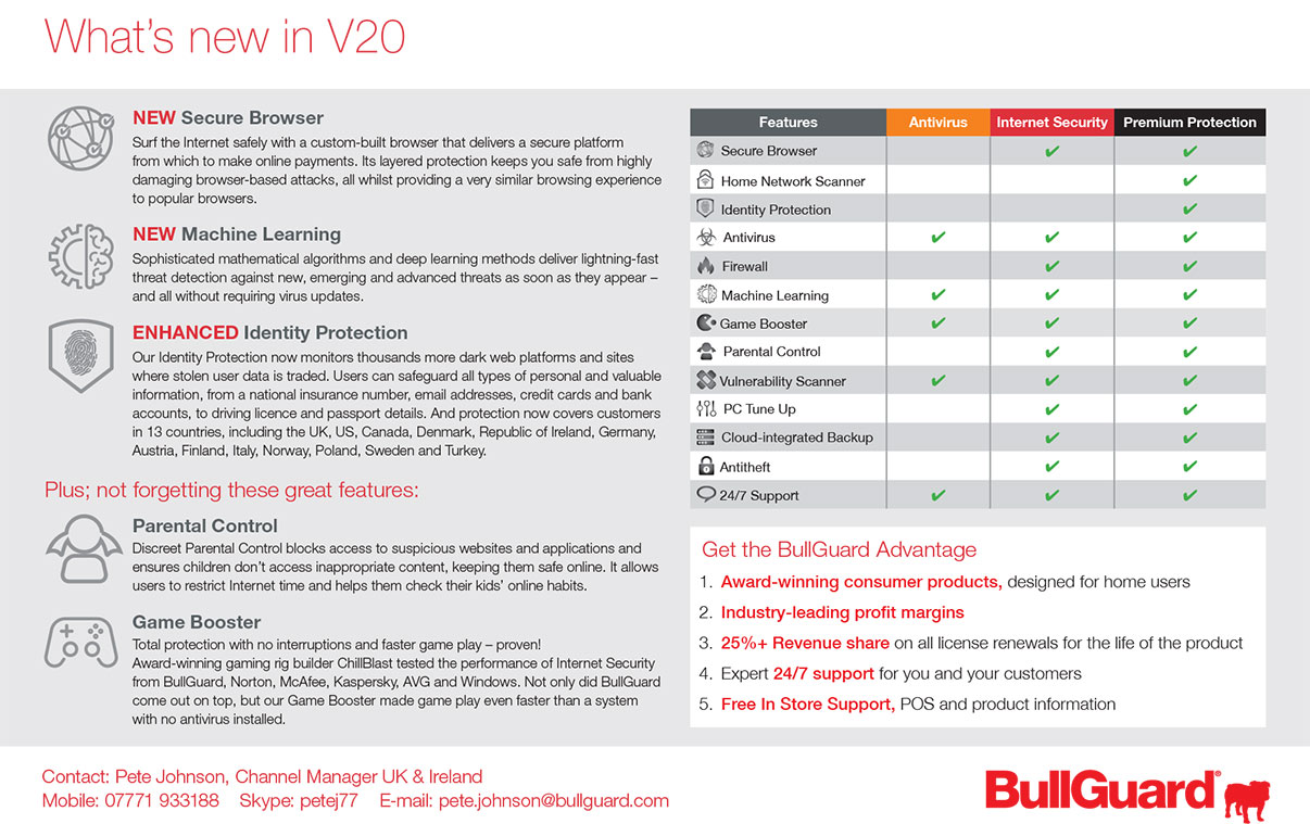 BullGuard Internet Security 2020 at Target Components