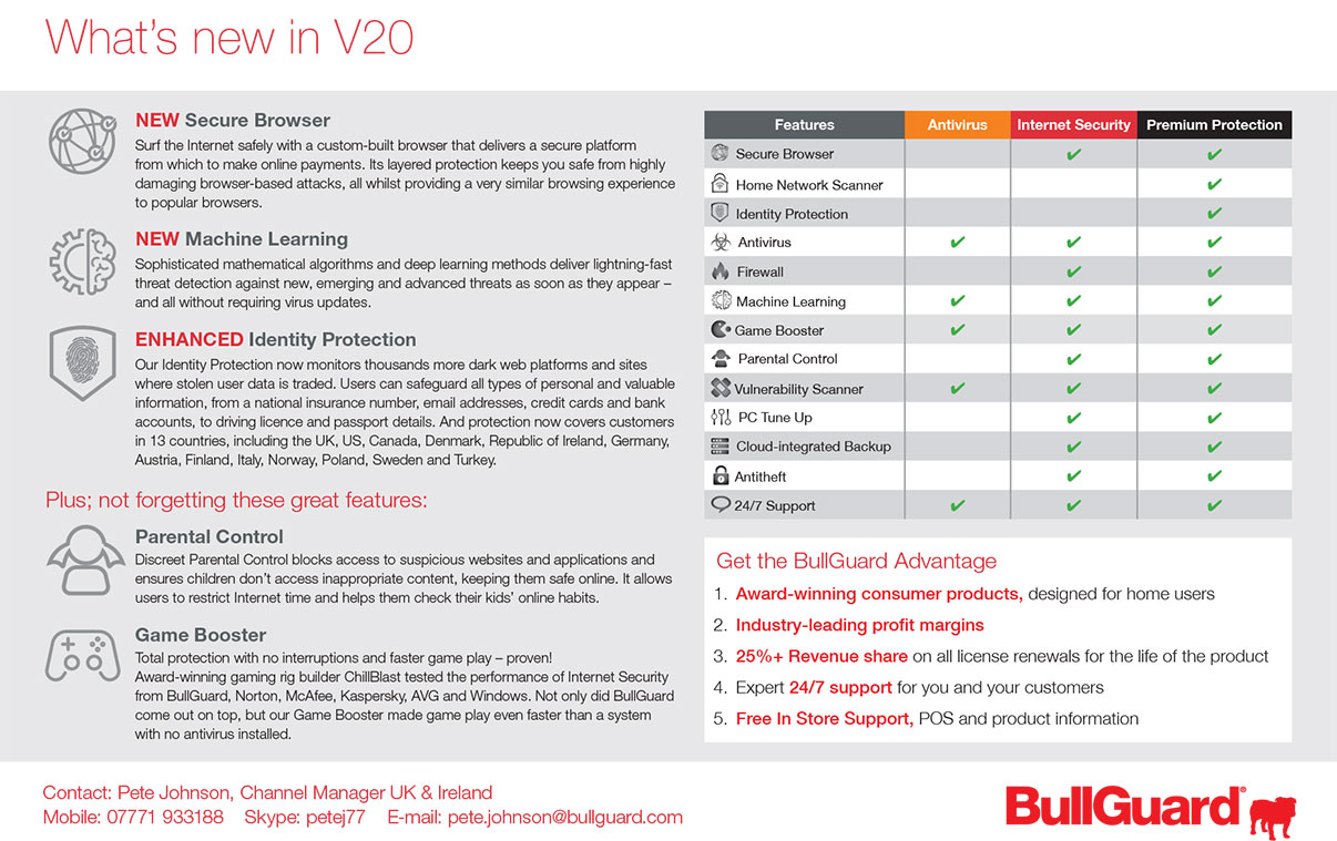 BullGuard Internet Security 2020 at Target Components