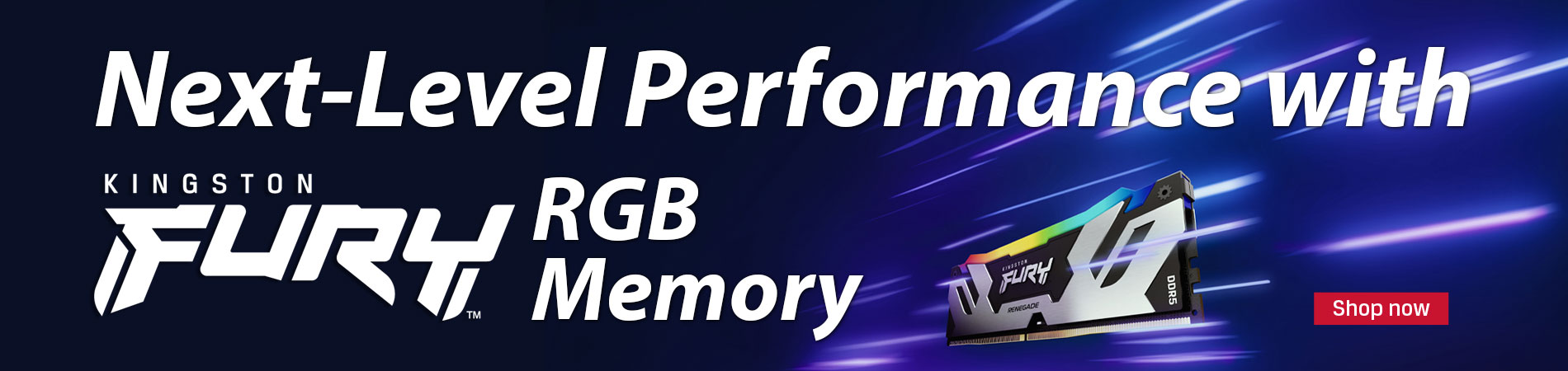 Next Level Performance with Kingston FURY RGB Memory