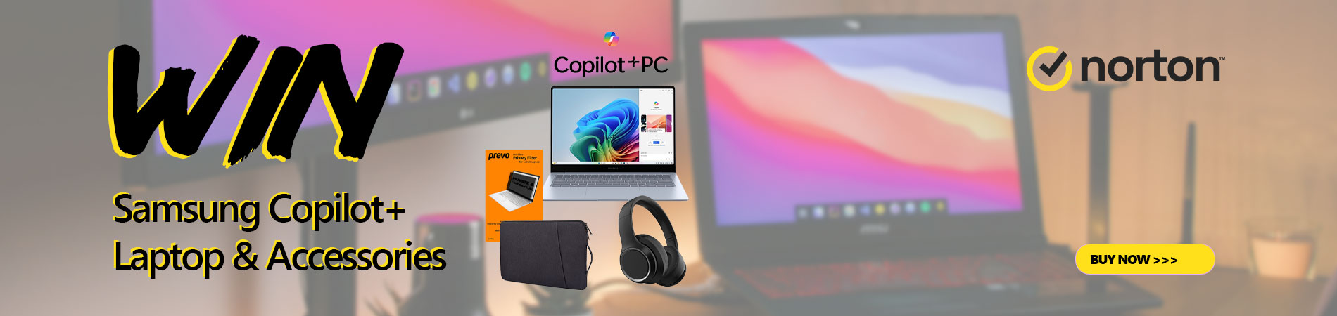 Win a Laptop with Norton