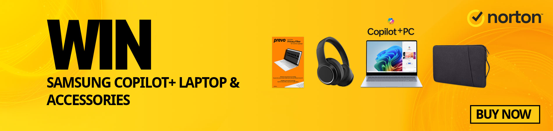 WIN Samsung Laptop with Norton