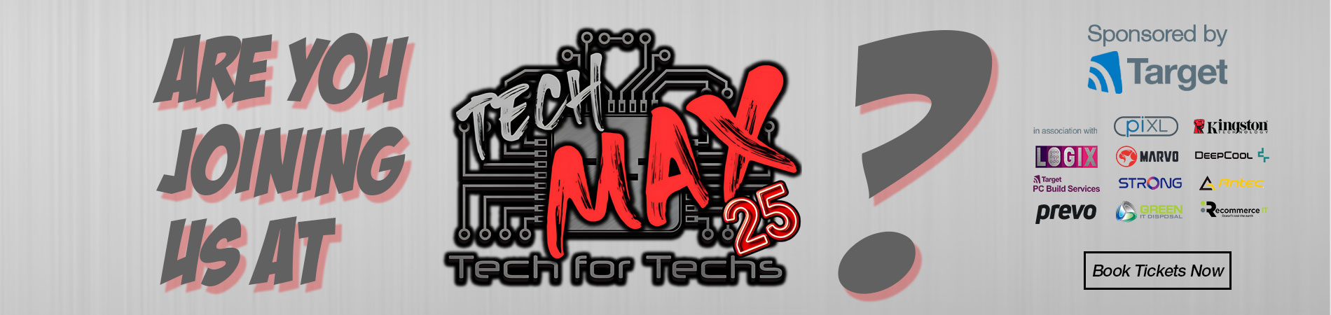 Are you joining us at TechMAX 2025?