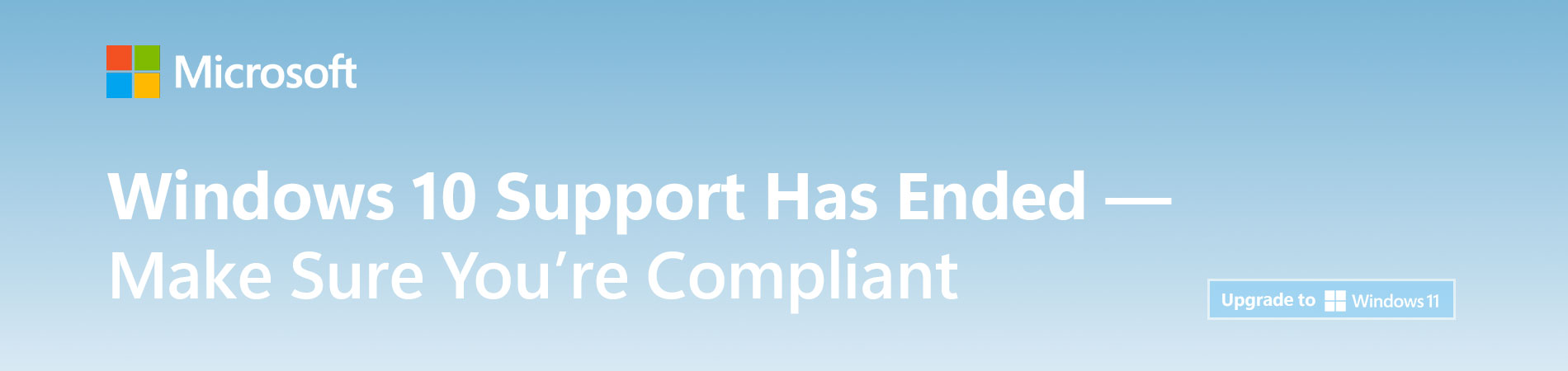 Windows 10 Support Has Ended