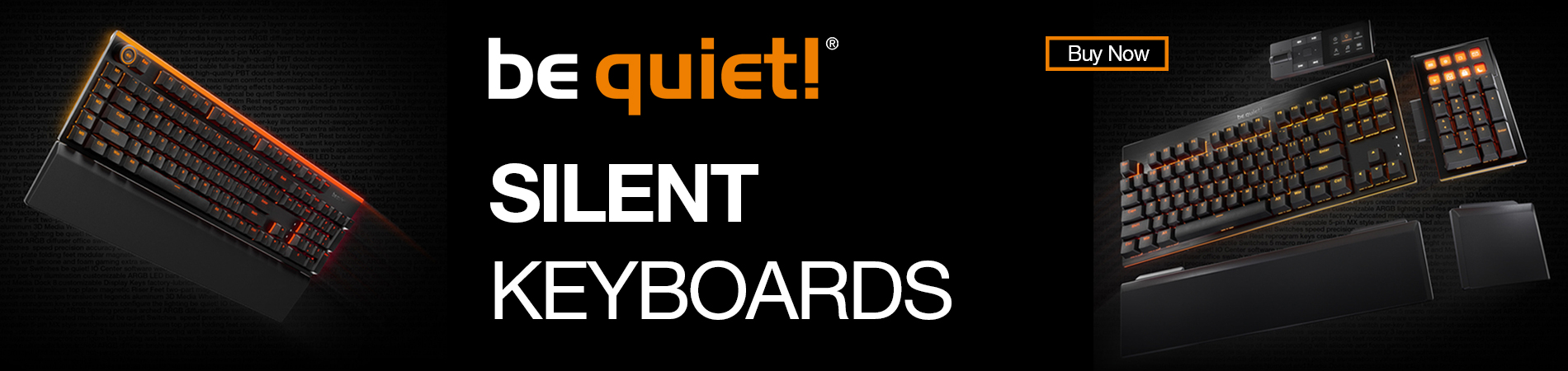 be quiet! Silent Keyboards