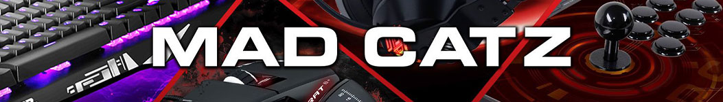 Mad Catz Keyboards, Mice, Headphones and Mouse Pads
