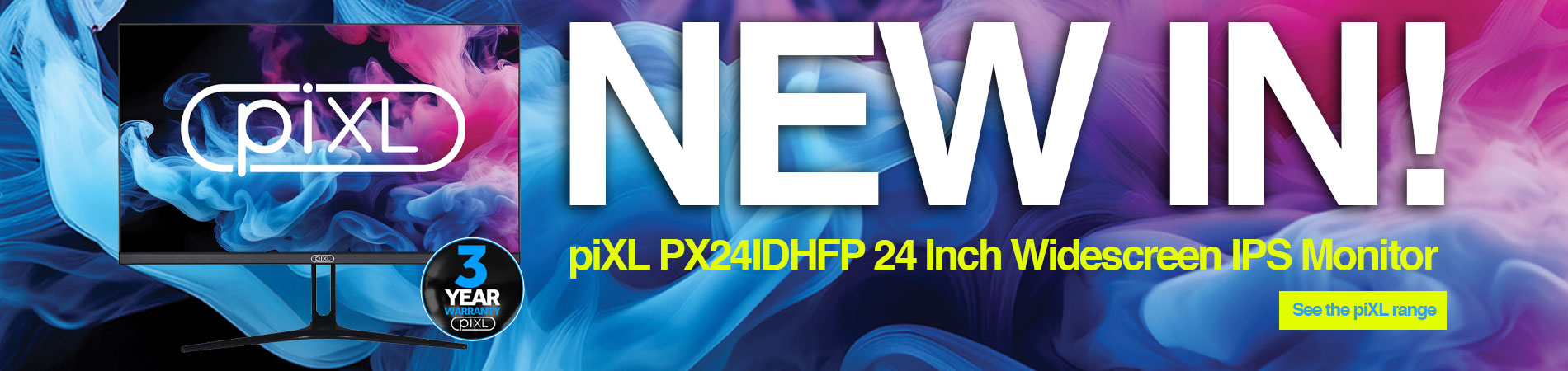 piXL 24 Inch Widescreen IPS Monitor