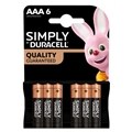 DURACELL&nbsp;MN2400B6SIMPLY