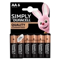 DURACELL&nbsp;MN1500B6SIMPLY