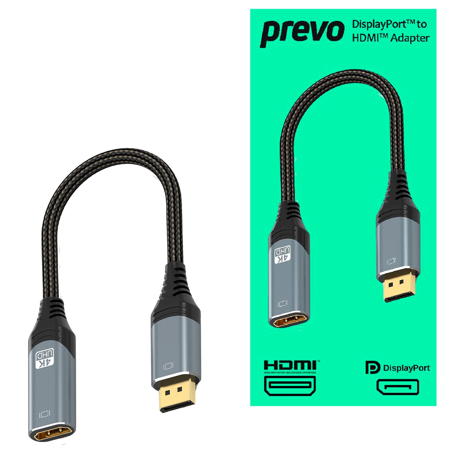 Adaptateur Displayport/HDMI ESSENTIELB DisplayPort M vers HDMI F